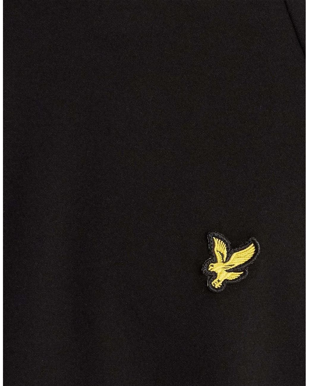 Lyle & Scott Black Ss T-Shirts Tipped Track T-Shirt for men