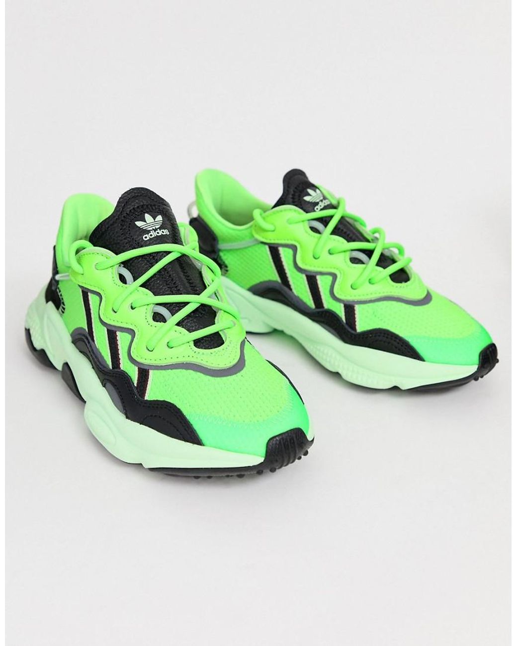 ozweego vert fluo