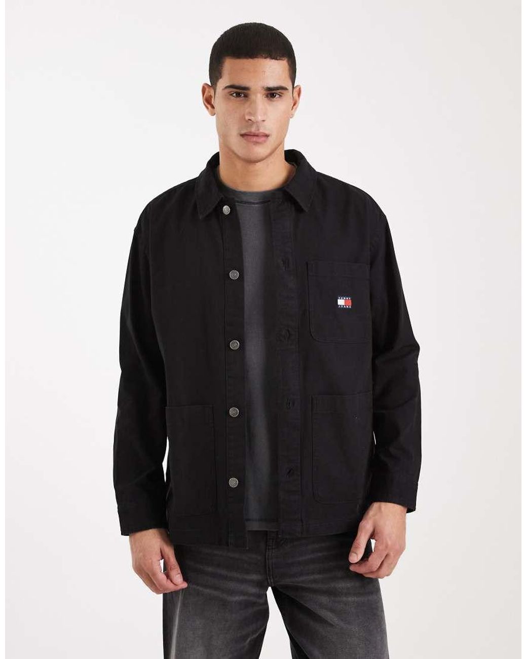 Tommy Hilfiger Black Badge Logo Overshirt for men