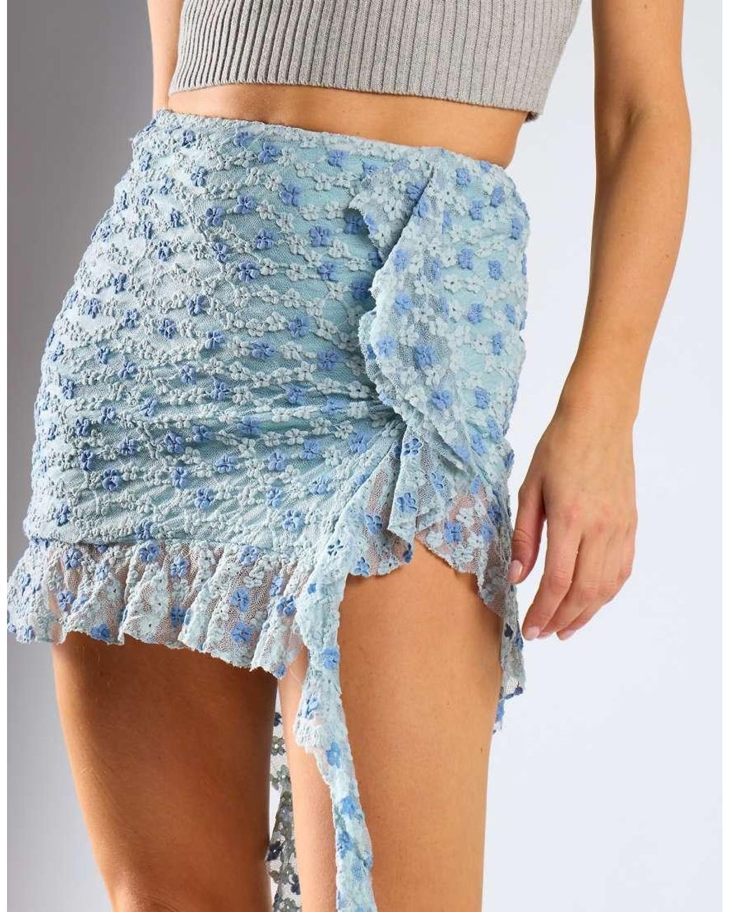 Glamorous Blue Mini Skirts