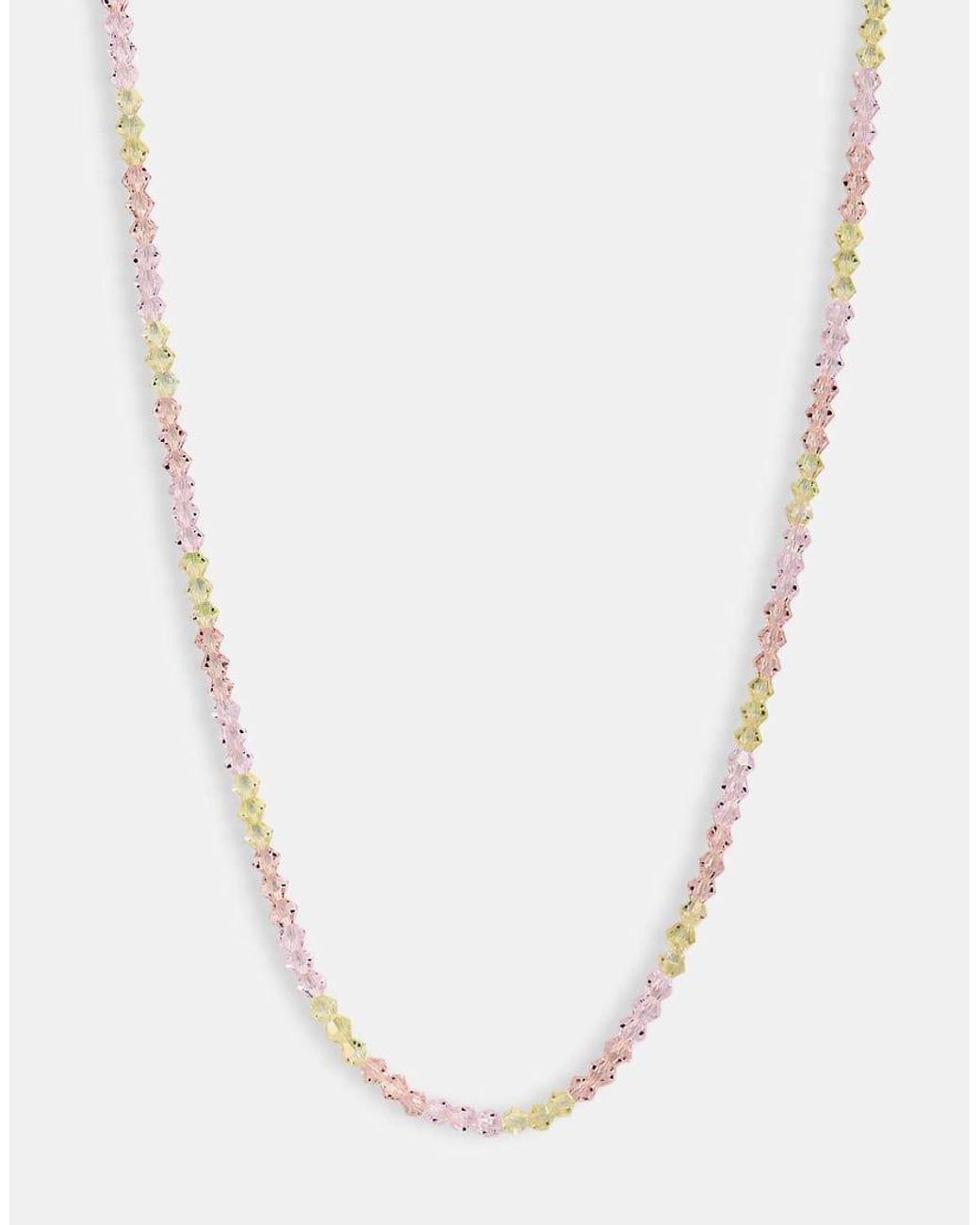 CERNUCCI Brown Lemon Glass Bead Necklace