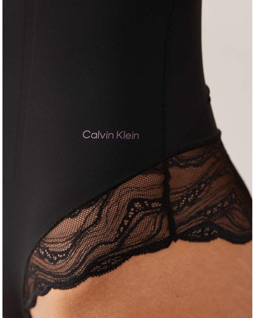 Calvin Klein Black Shapewear Sensual Stretch Lace Body