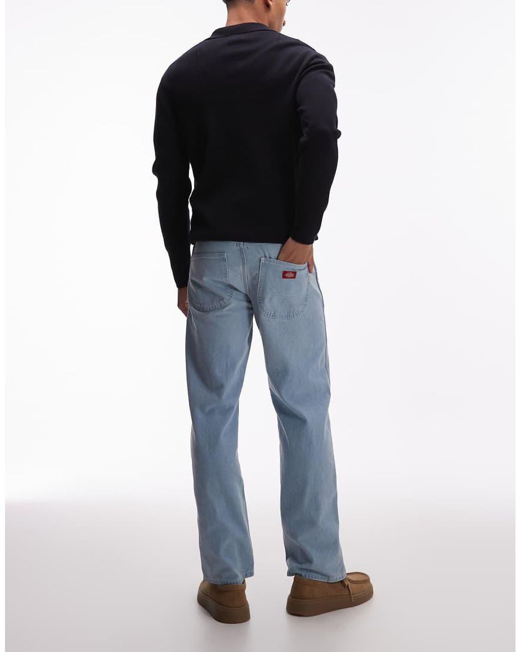 Dickies Blue 954 Relaxed Straight Work Jeans for men