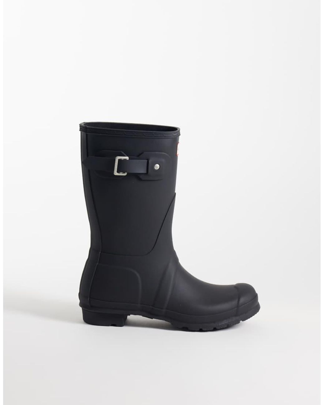 Hunter Black Original Short Wellington Boots