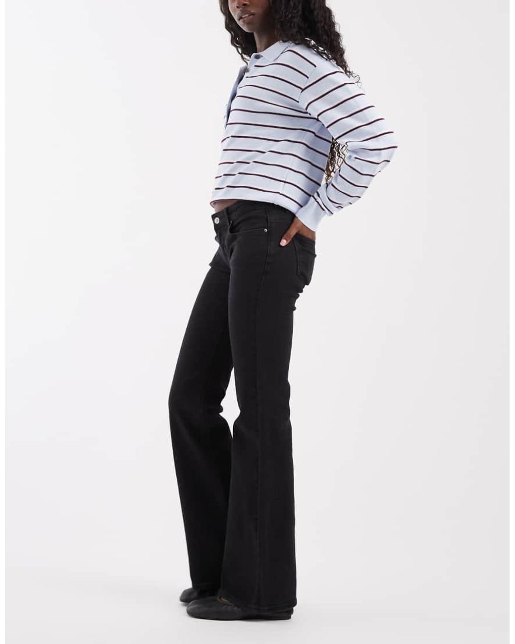 ONLY Lola Super Low Waist Flared Jeans