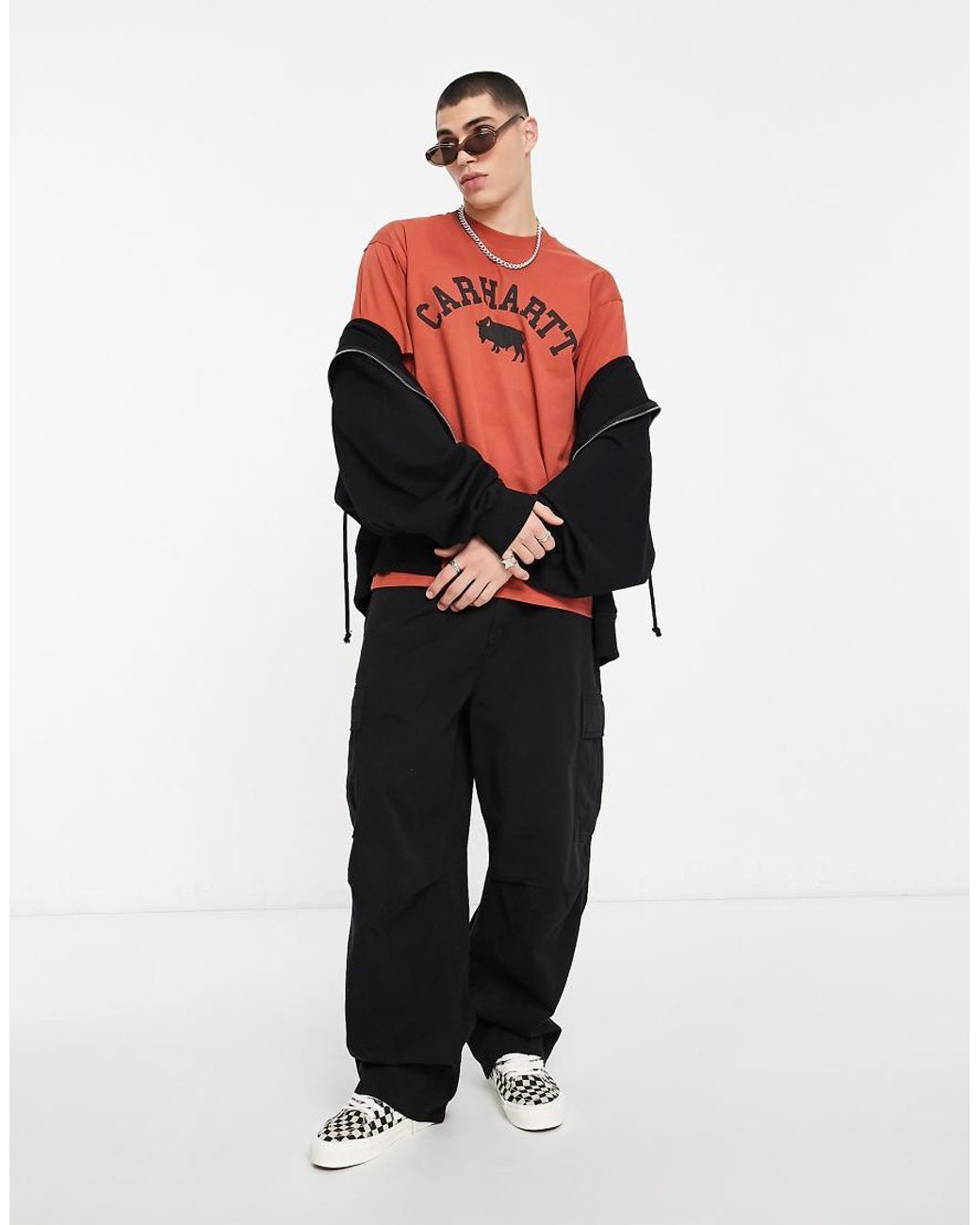 Carhartt Orange Locker T-shirt for men