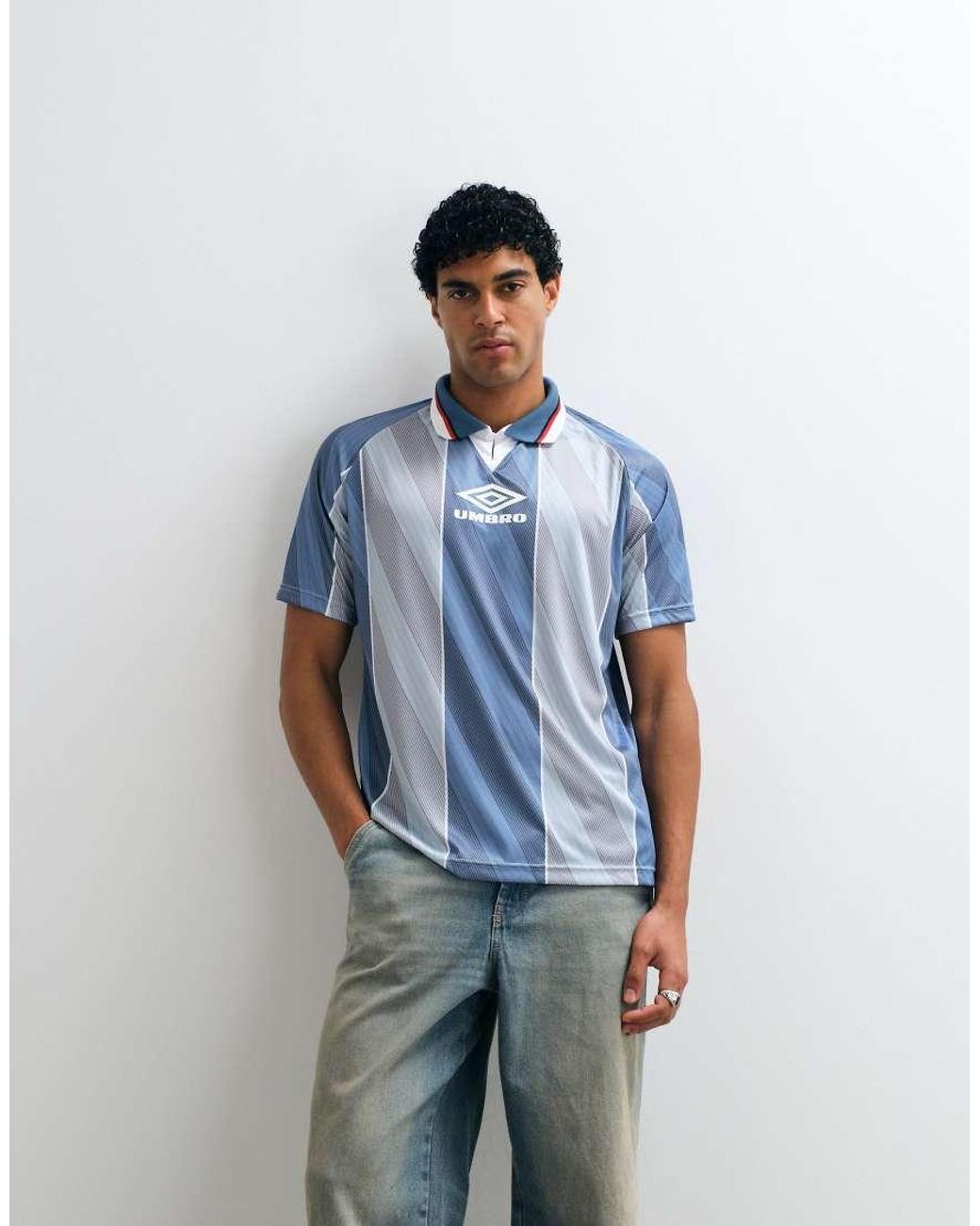 Umbro Blue Home Nations England Away Jersey for men