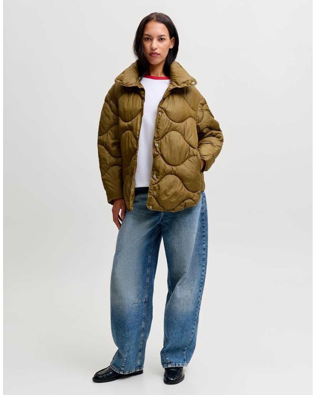 JJXX Natural Stella Lightweight Short Quilted Jacket