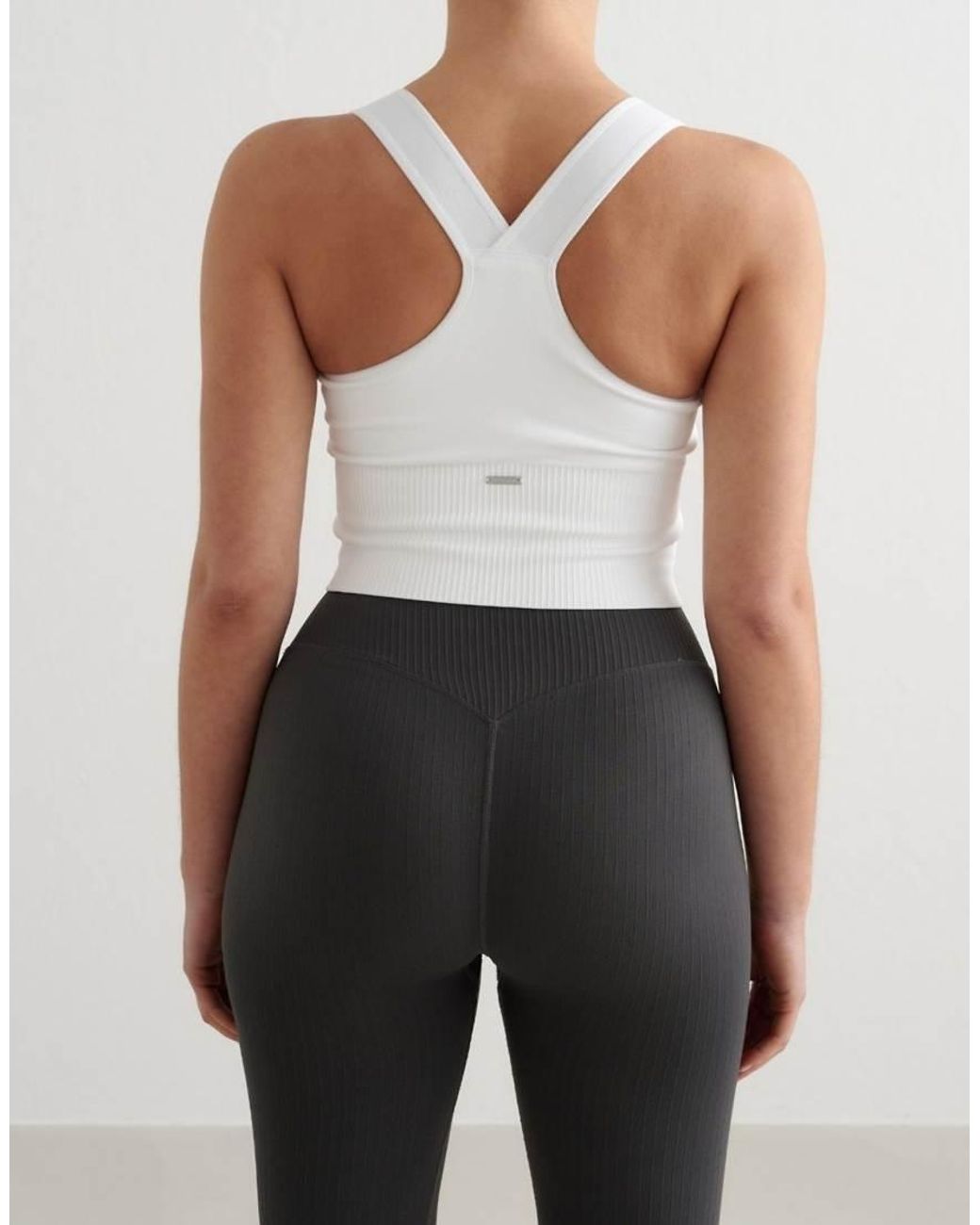 Aim'n Blue Ribbed Seamless High Support Bralette