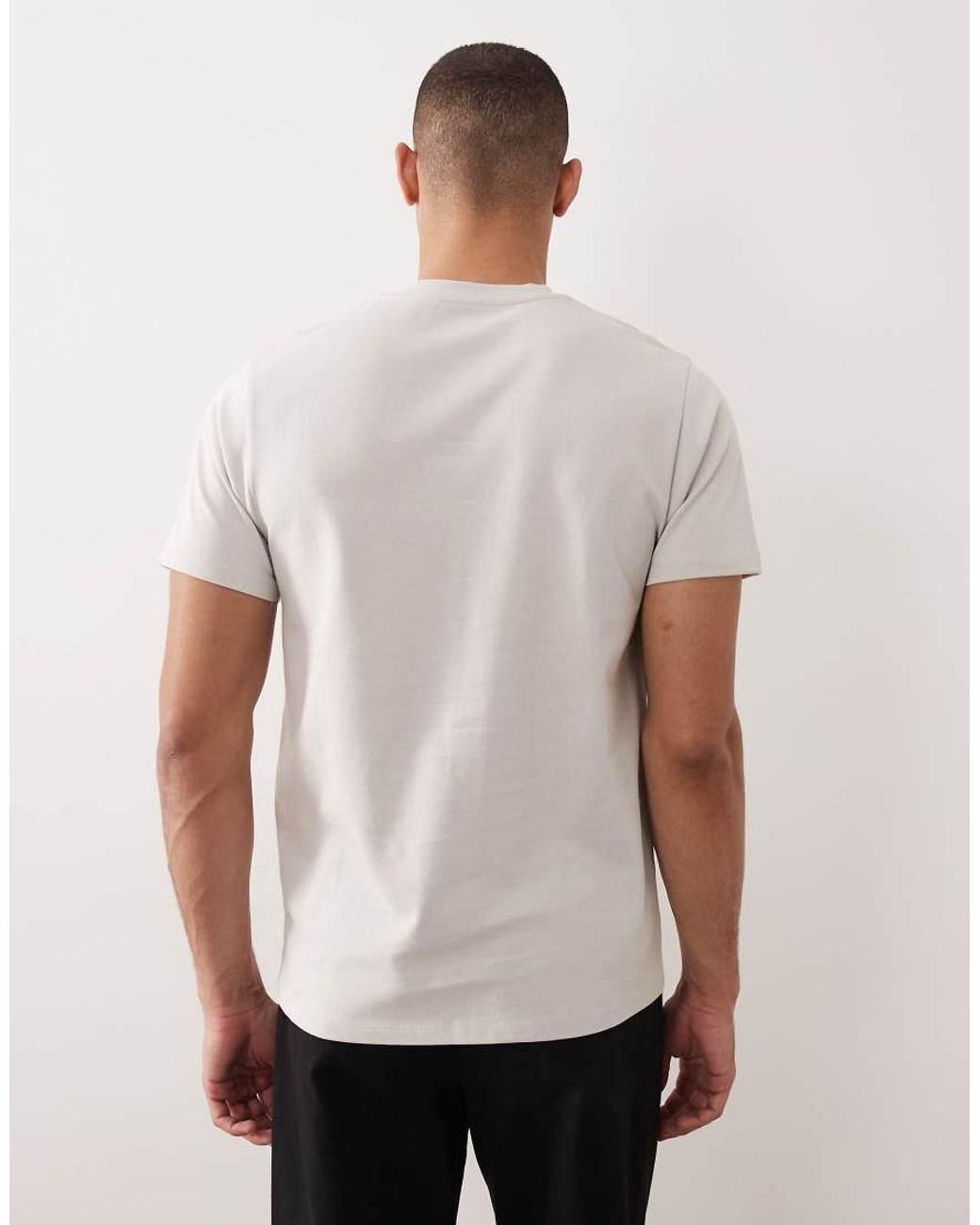 ASOS White Heavyweight Regular Fit T-shirt for men