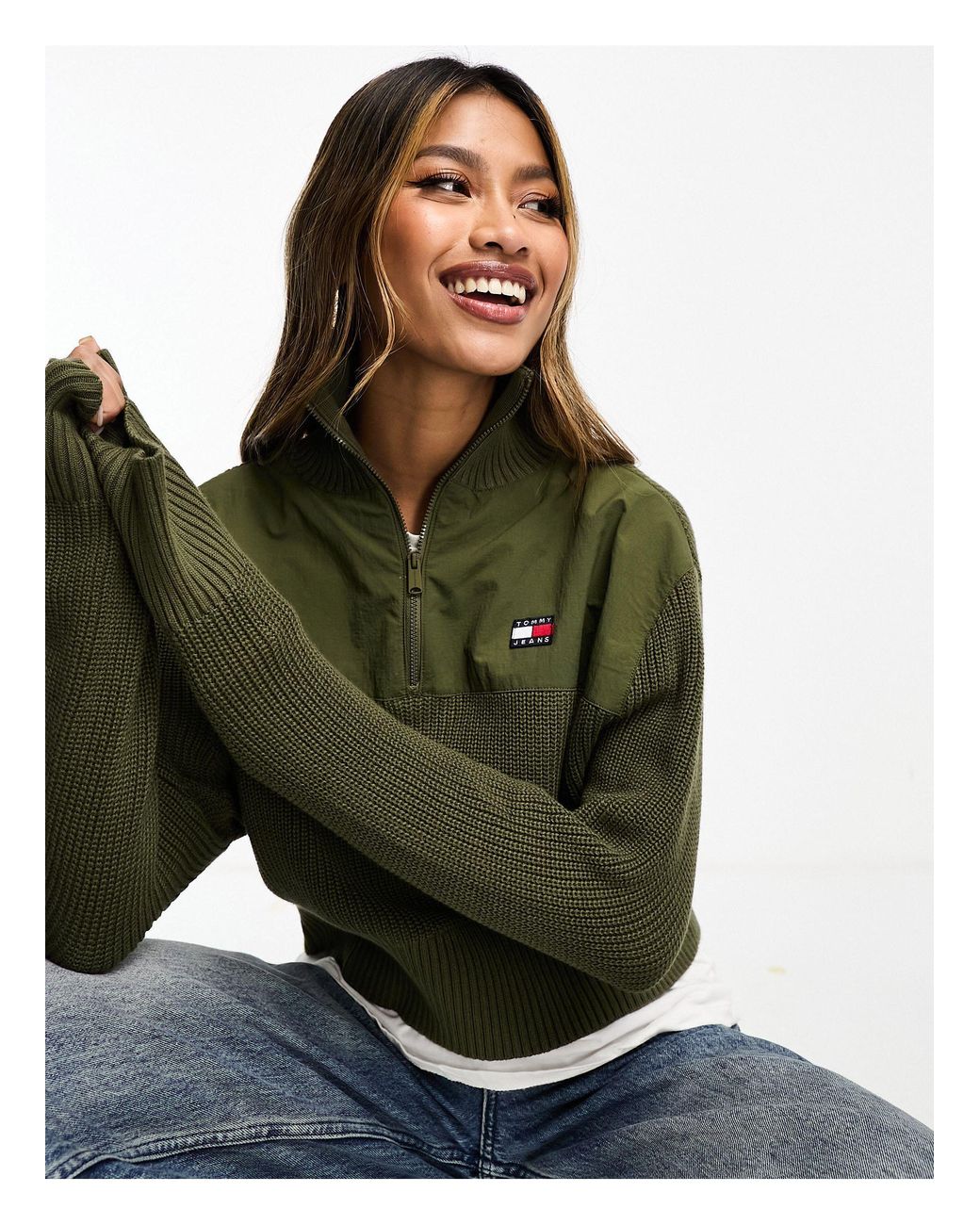Pull demi zippé tommy hilfiger hotsell