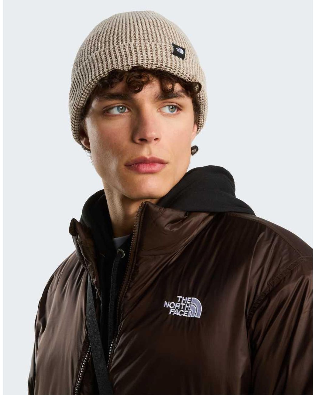 The North Face Natural Tnf Fisherman Beanie