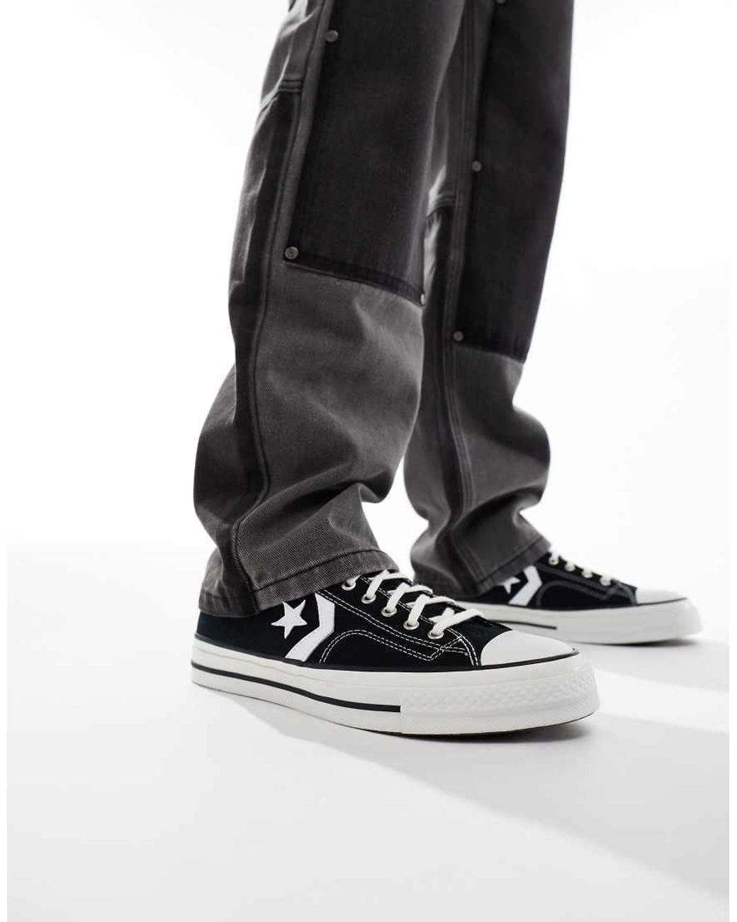 Converse Black Star Player 76 Ox Unisex Trainers