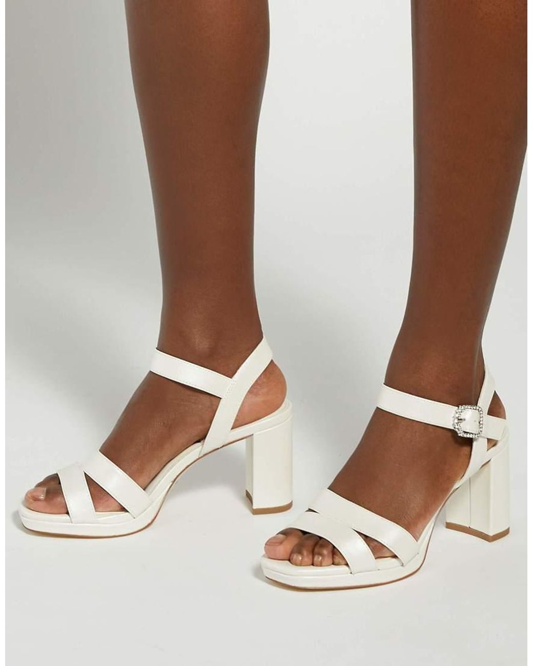 Dune Natural Madeforlove Smart Sandals