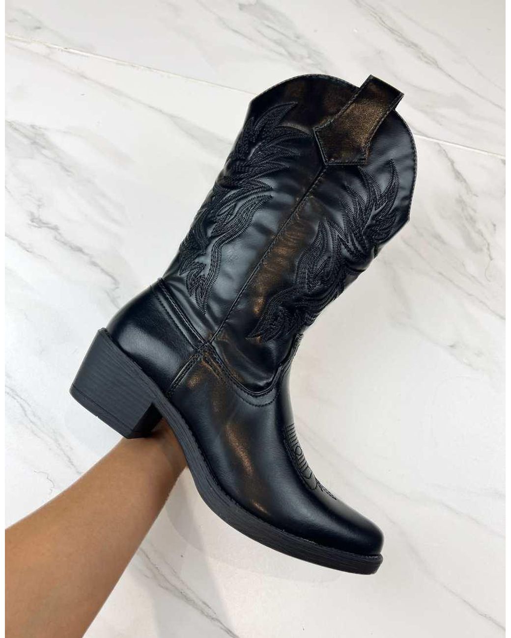 GIA STUDIOS Blue Cowboy Western Boots