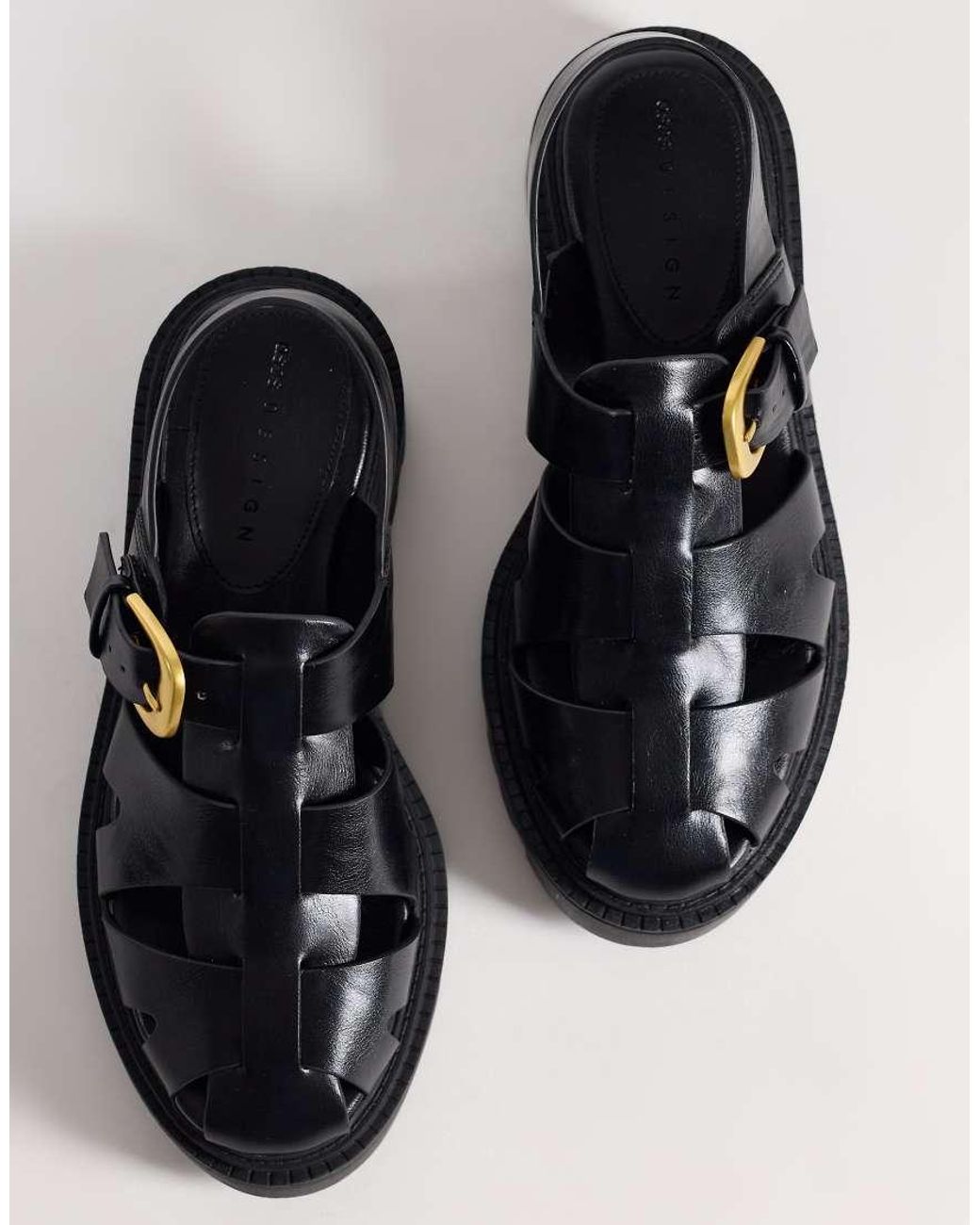 ASOS Black Magic Chunky Fisherman Shoes