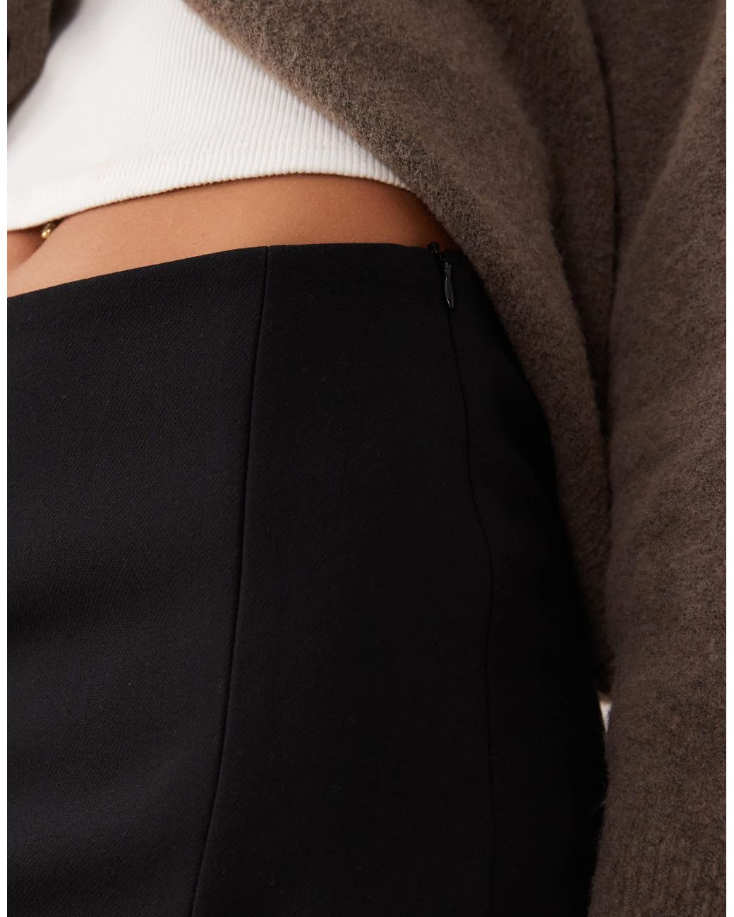 ASOS Natural Pelmet Mini Skort