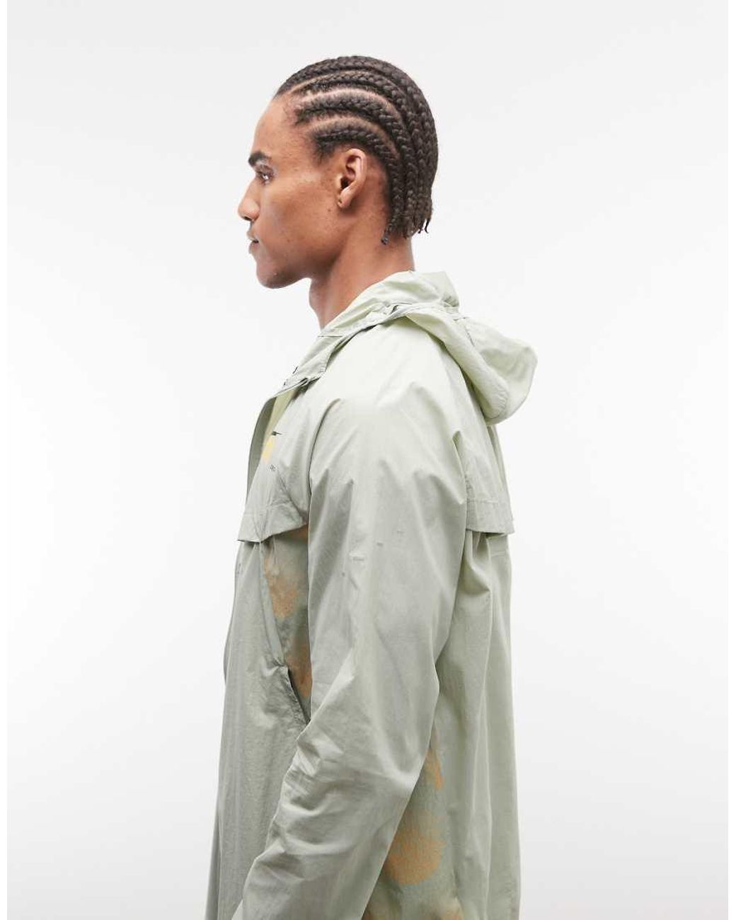Nike Gray Stride Repel Dream Print Jacket for men