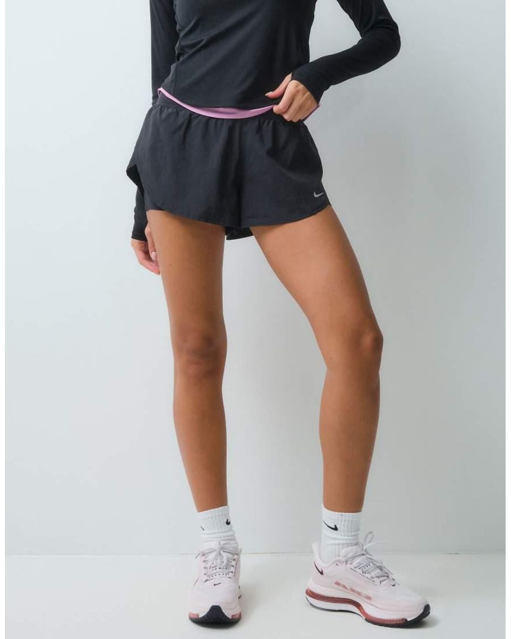 Nike Blue Dri-fit High-rise 2in1 Short