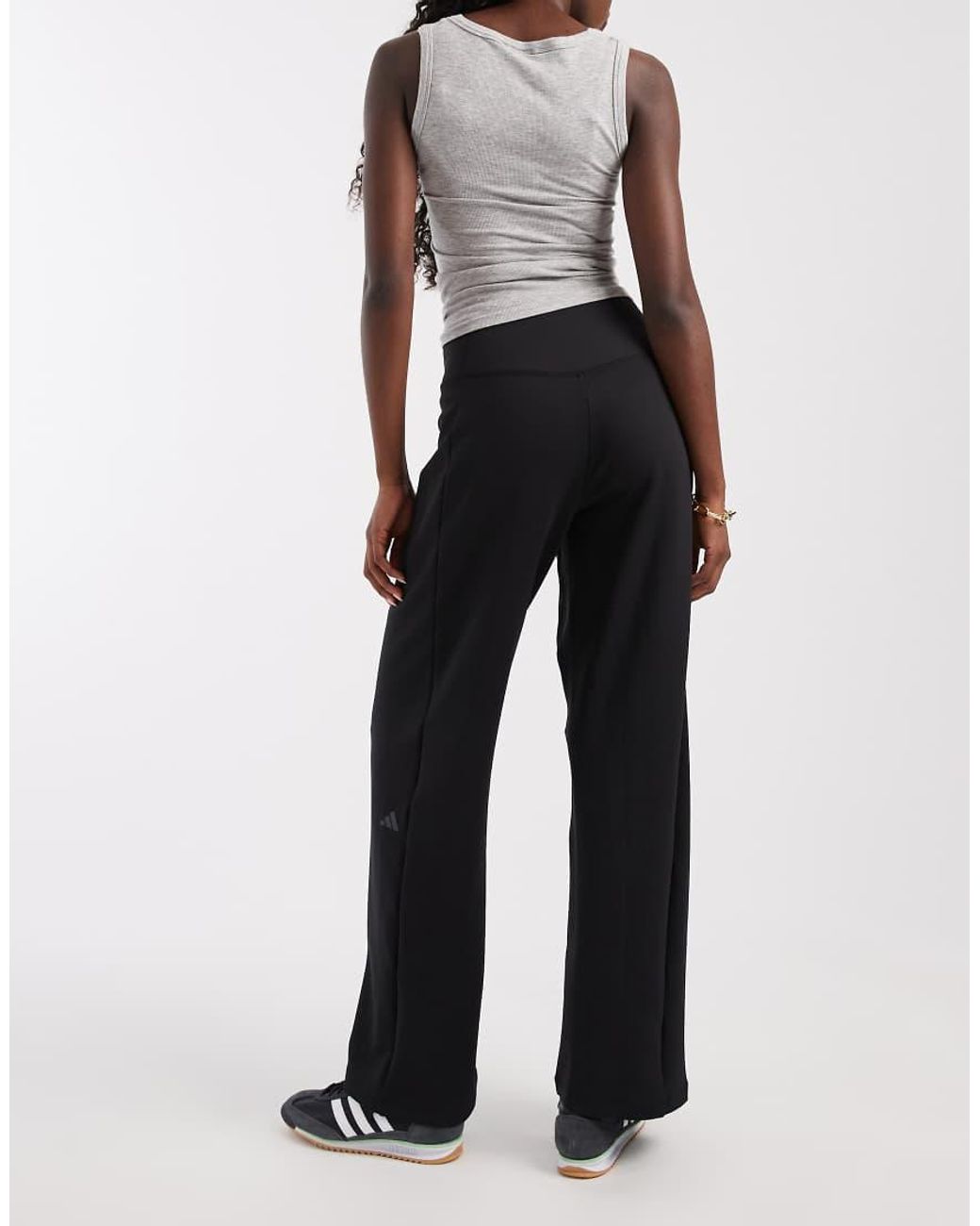 Adidas Originals Black Adidas Training Yoga Motion Trackpants