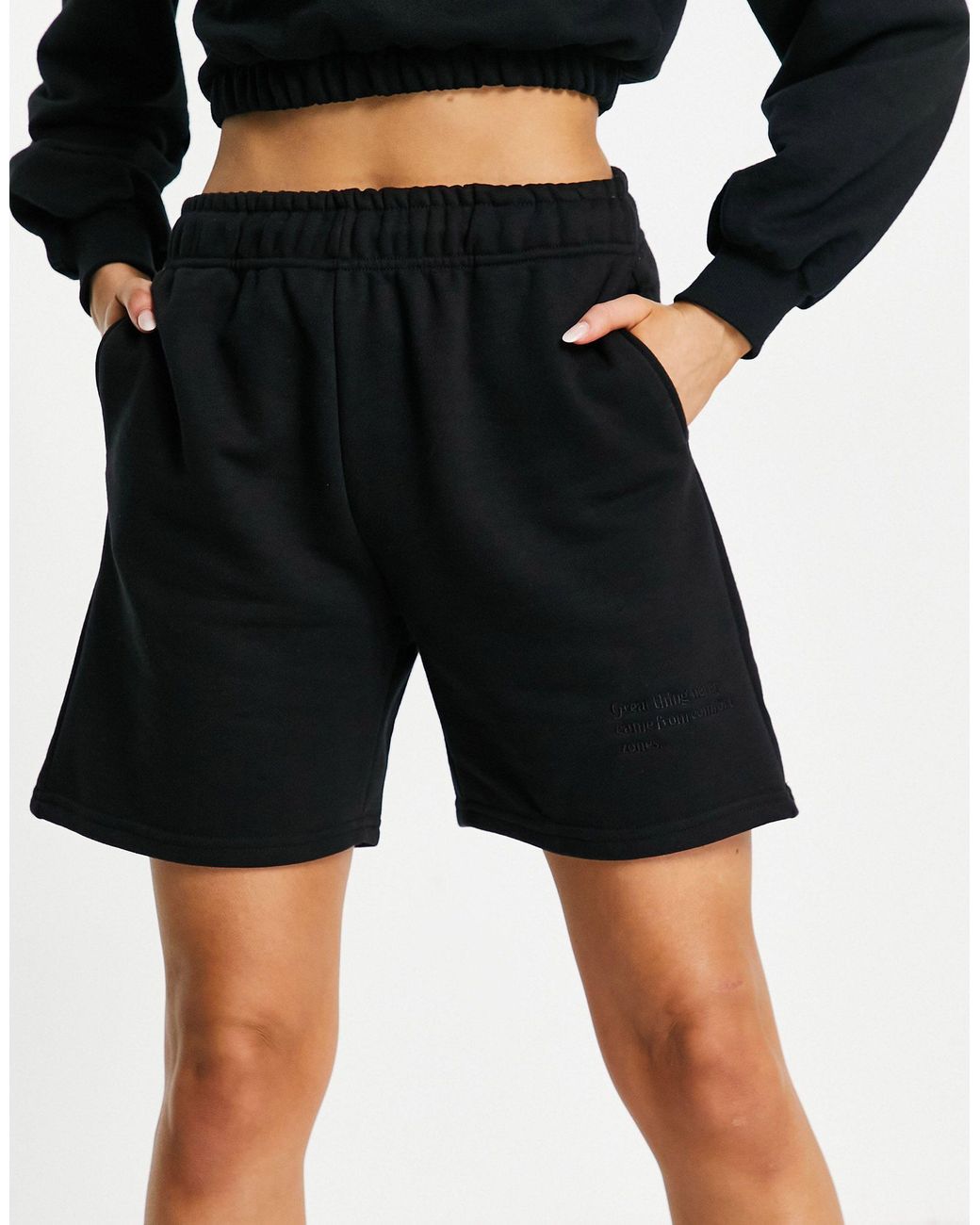 Shorts s Bershka de color Negro | Lyst
