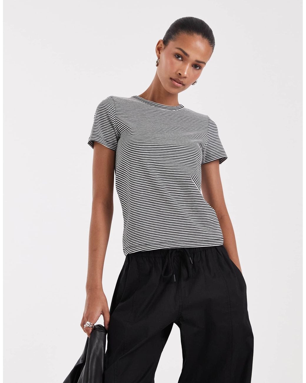 JJXX Gray Jersey Tee