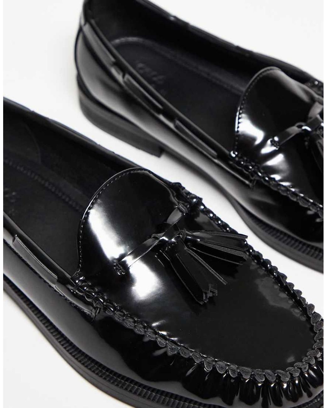 ASOS Black Penny Loafers for men