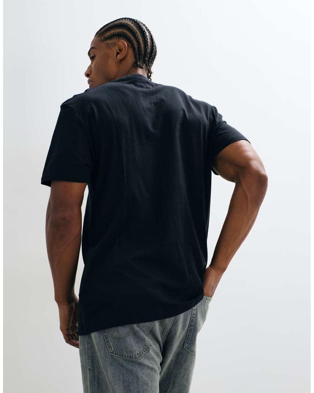 Wrangler Blue 2p Ack Sign Off Tee for men