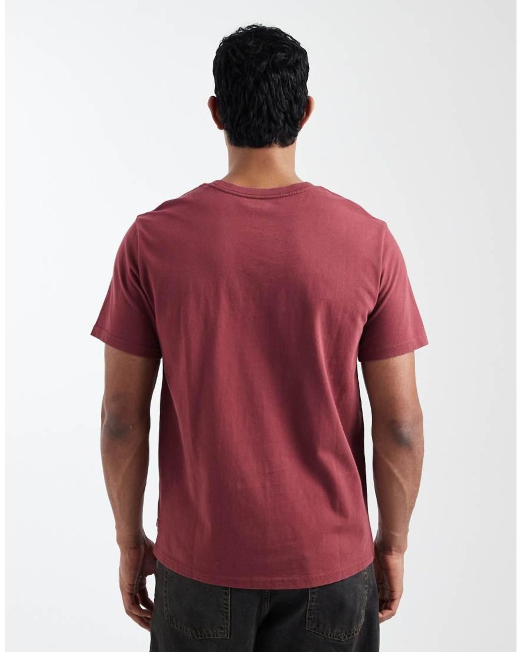 Levi's Red Embroide Chest Logo Relaxed T-shirt for men