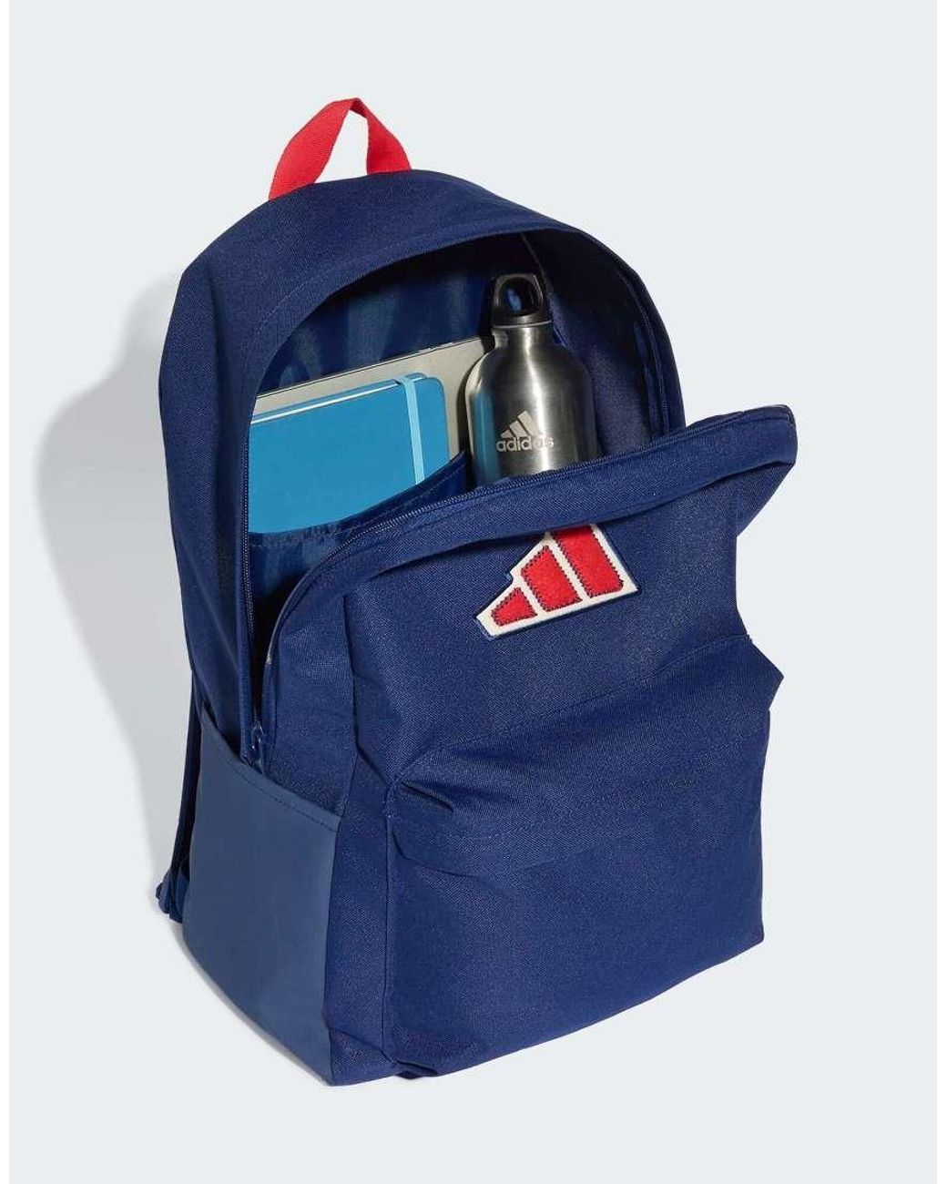 Adidas Originals Blue Essentials Logo Backpack