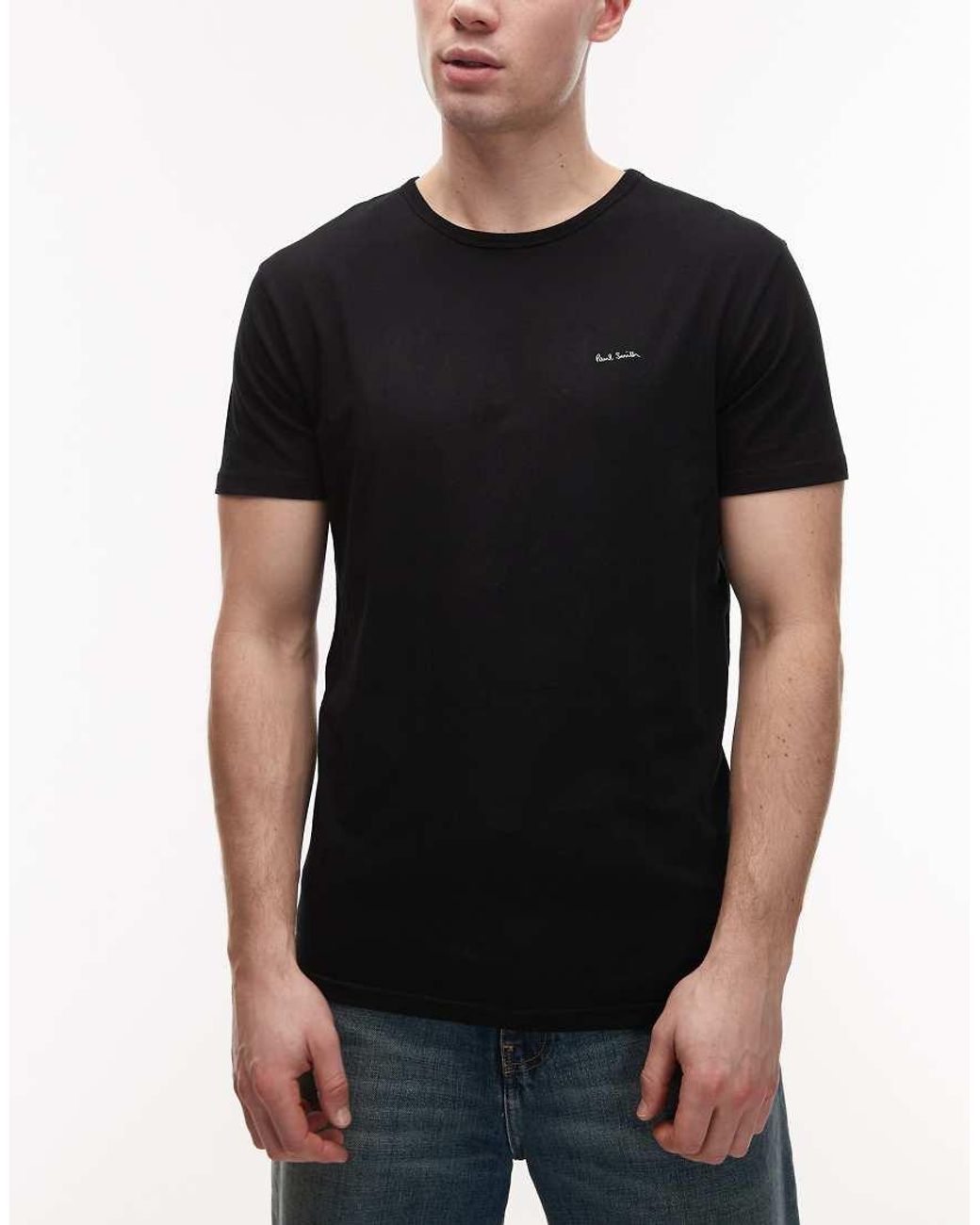 Paul Smith Black 5 Pack Regular Fit T-shirt for men