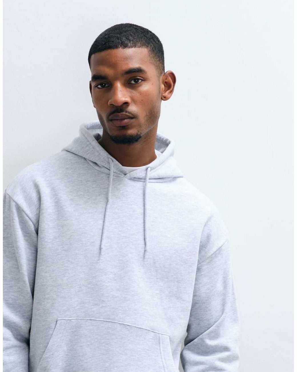 JJ Rebel Gray Front Pocket Hoodie for men