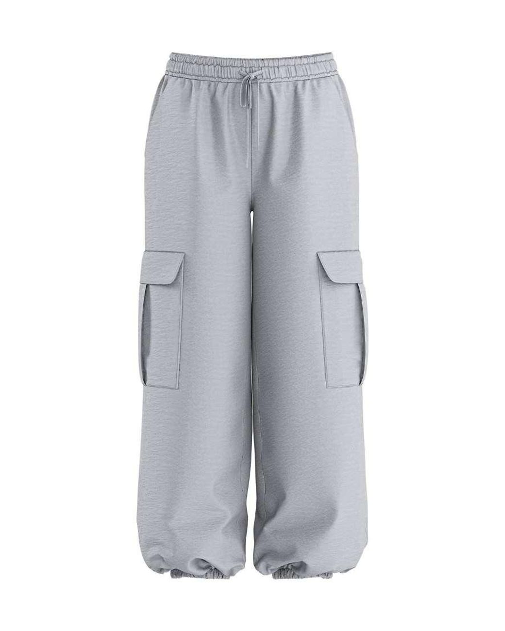 HYPEDROP Gray Cargo Trousers