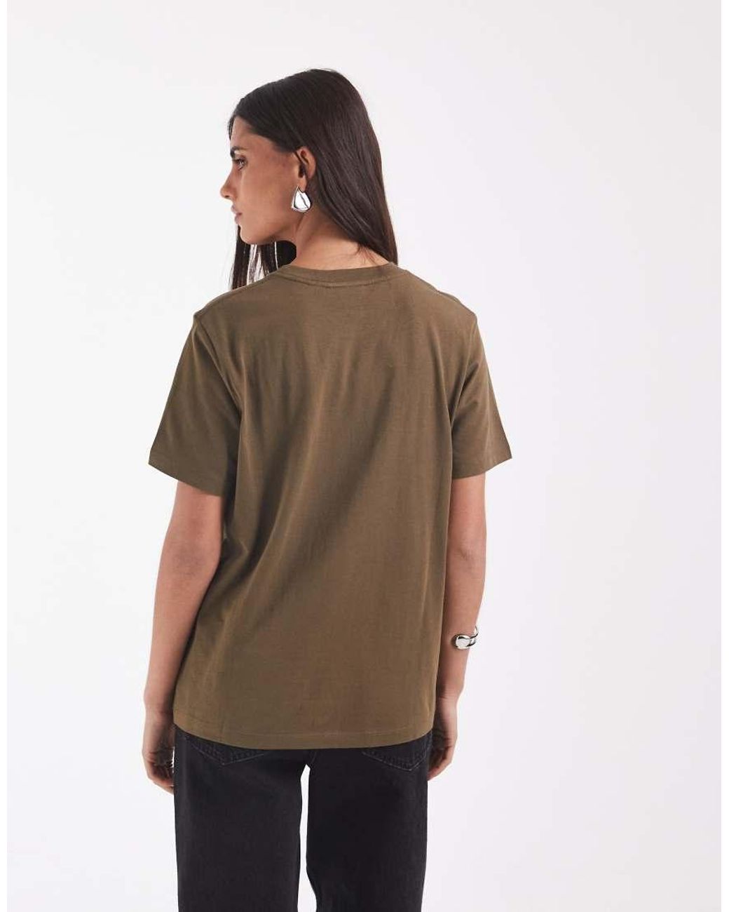 JJXX Brown Anna Crew Neck T-shirt