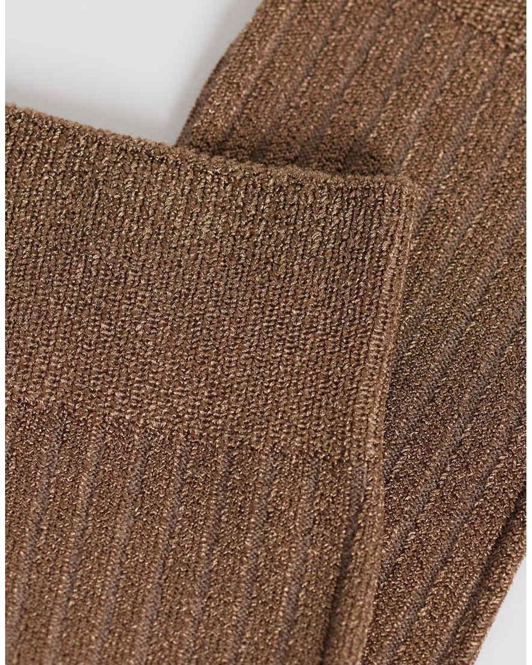 Vero Moda Geribbelde Sokken in het Brown