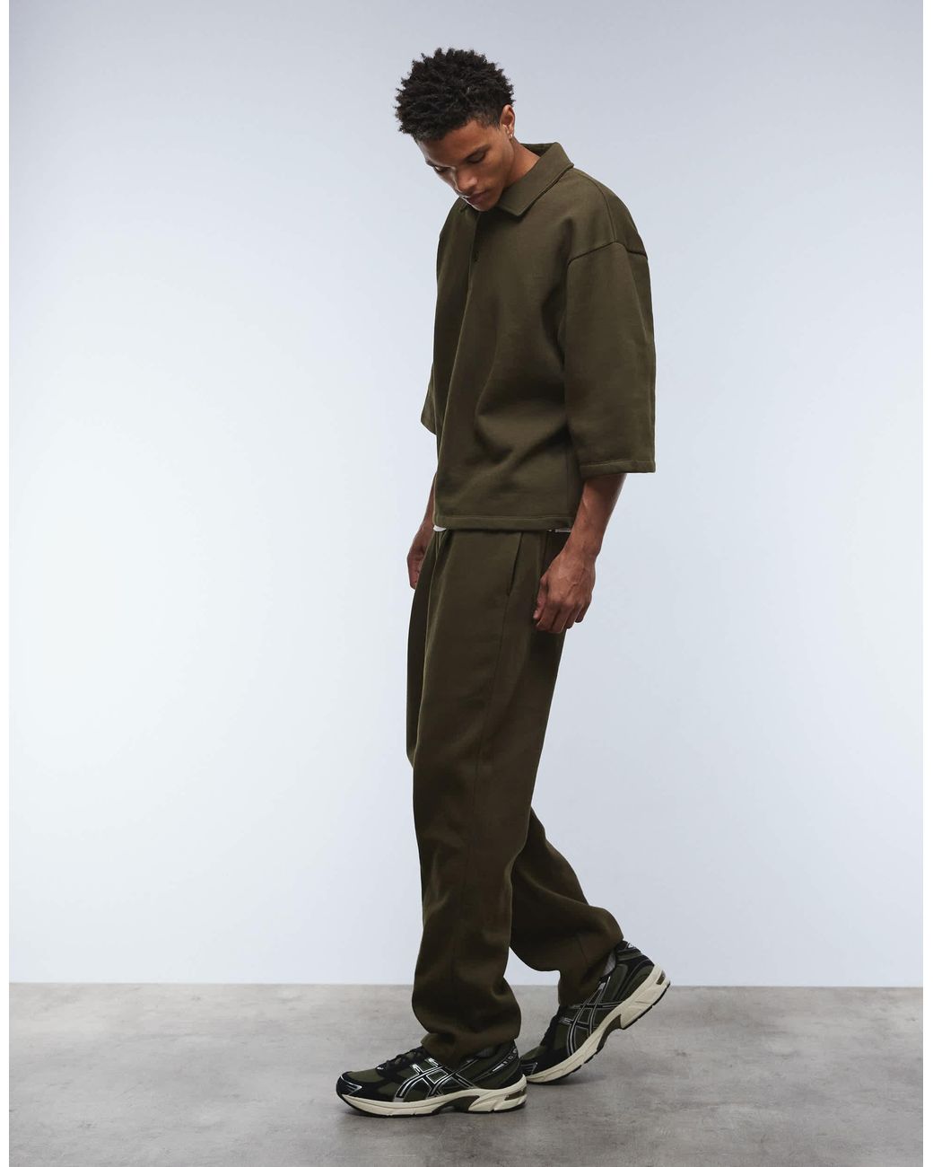 ASOS Green Straight Leg Trackies for men