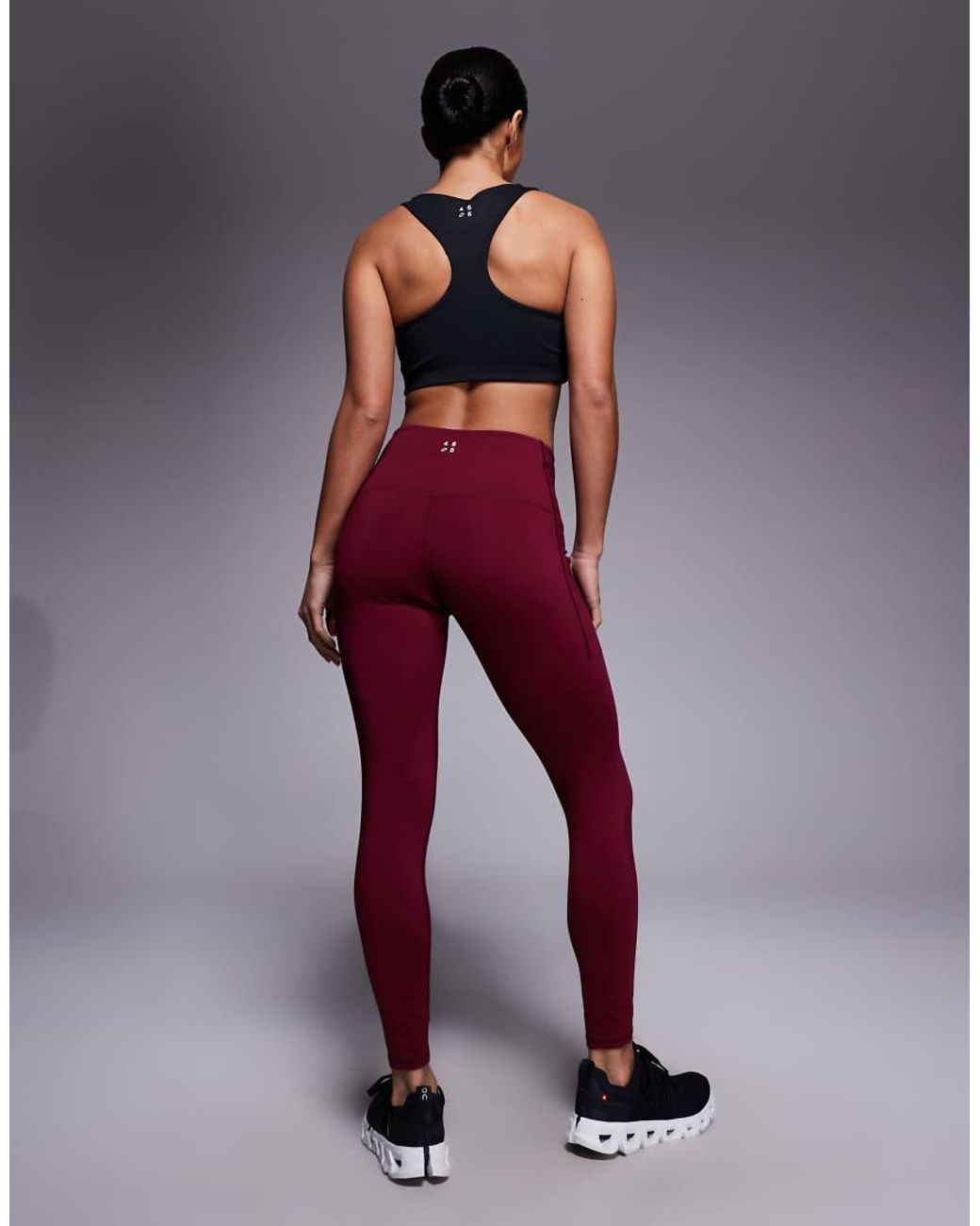4505 Red Petite Active Waist Snatching High Rise Gym leggings