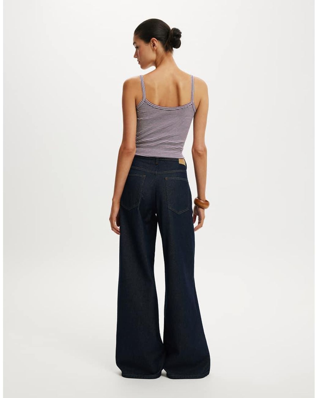 Cotton On Blue High Rise Wide Jean