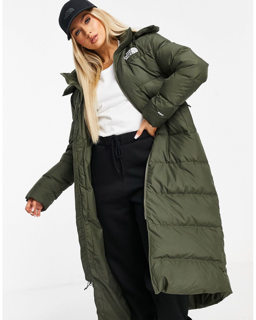 The North Face Triple C Parka Jacket in Green | Lyst