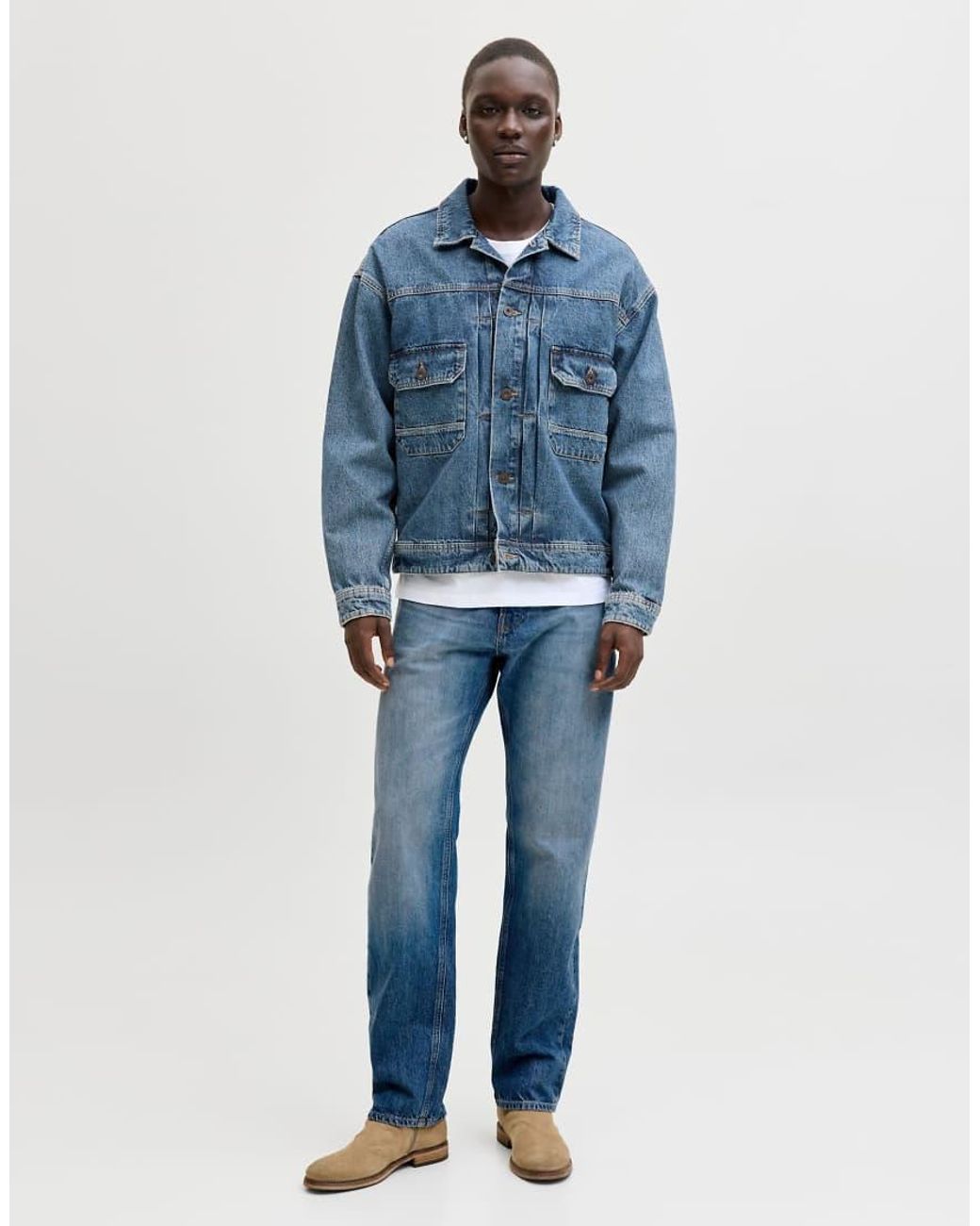 Jack & Jones Blue Relaxed Fit Jeans for men