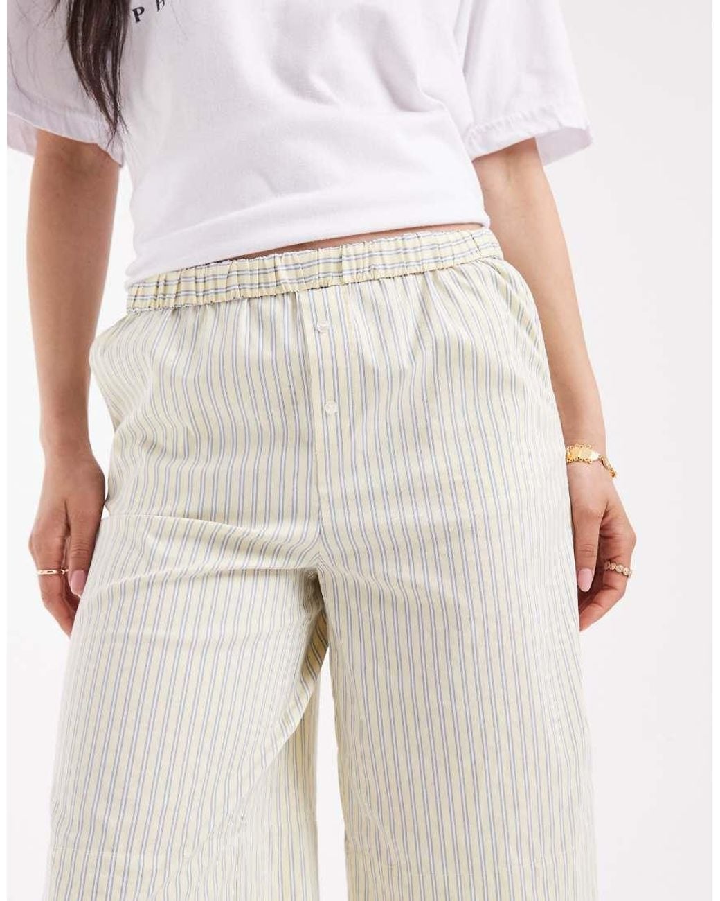 ASOS White Long Line Boxer Short