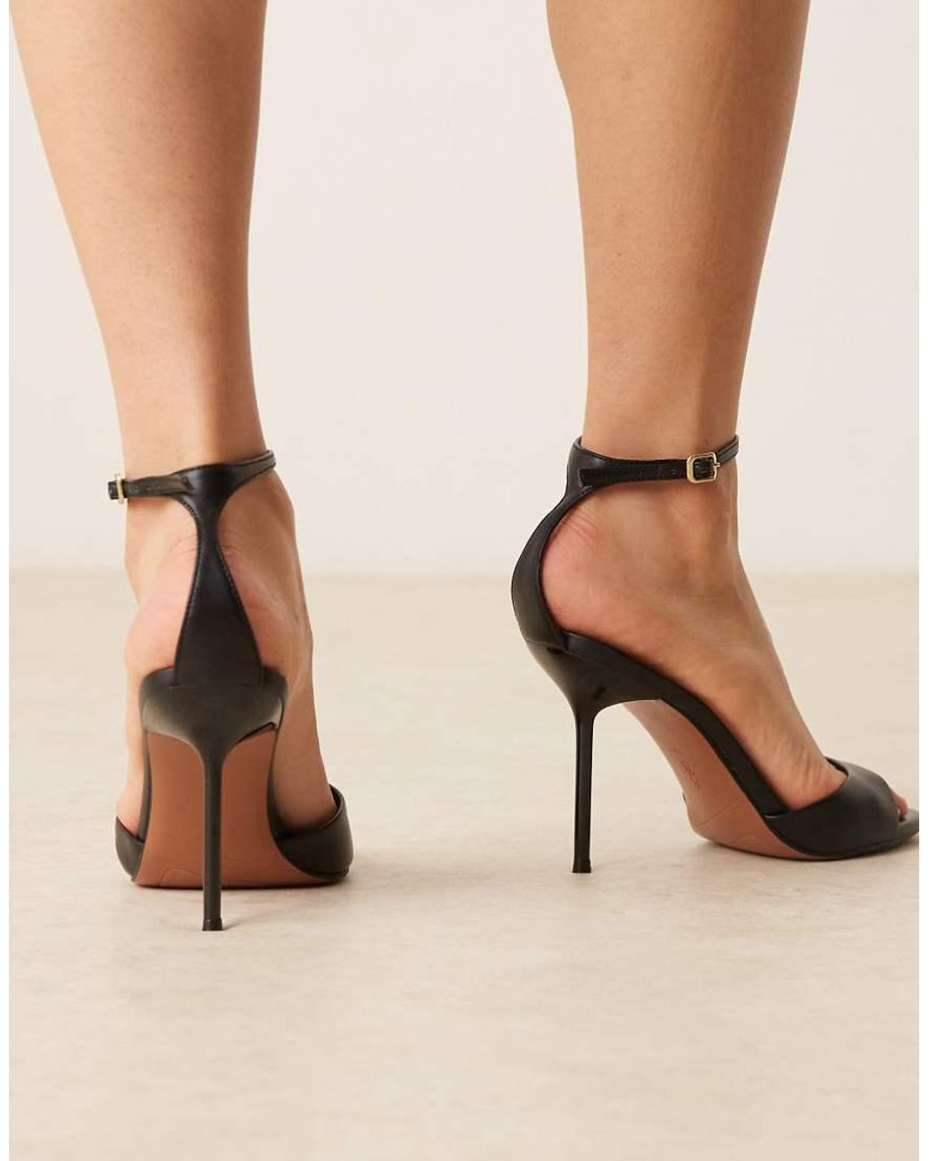 ASOS Natural Nano Barely There High Heel Sandals