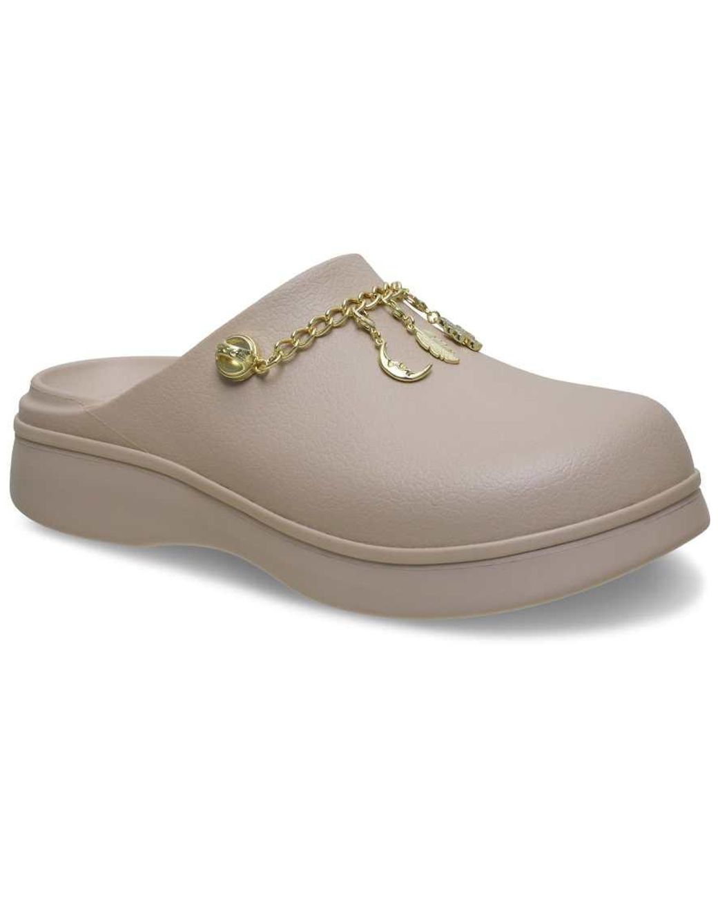 CROCSTM Gray Dylan Notched Boho Clogs