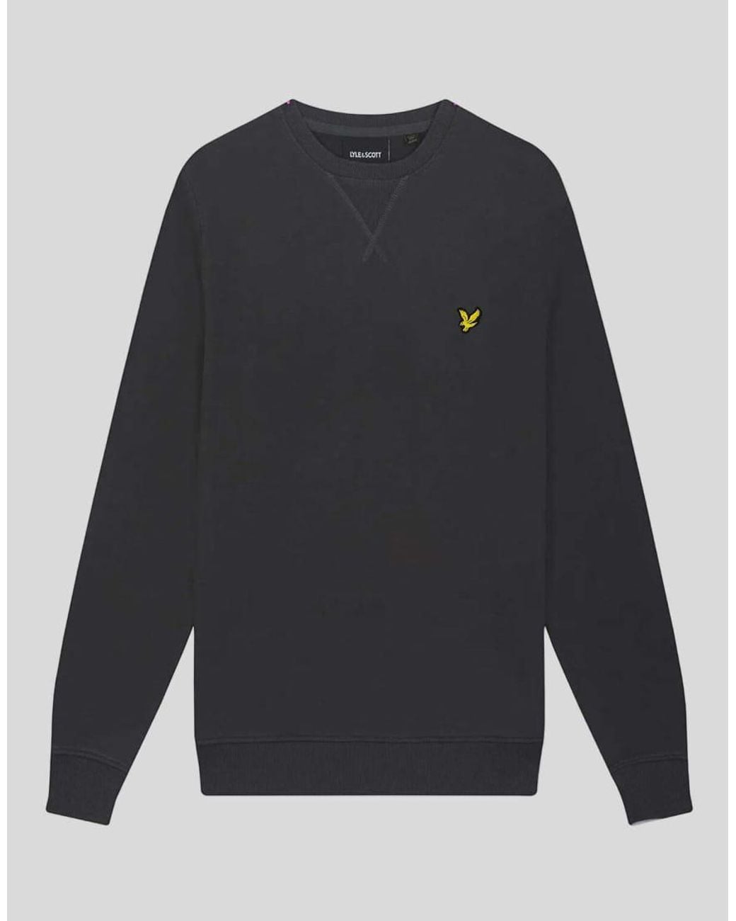 Lyle & Scott Blue Mid Layers Crew Neck Sweatshirt for men