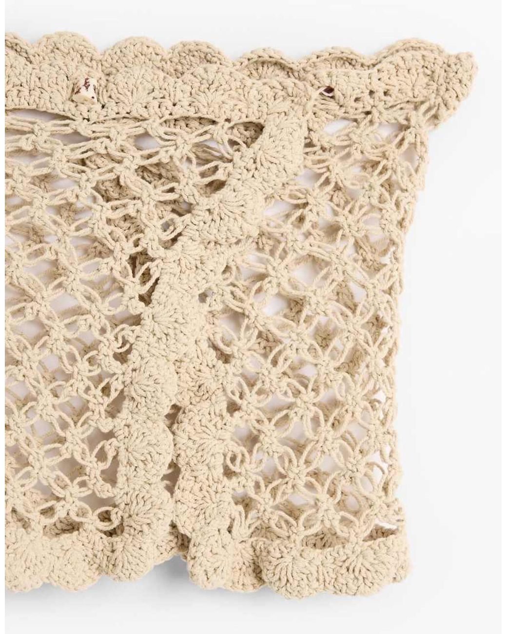 Desigual Natural Short Crochet Pareo