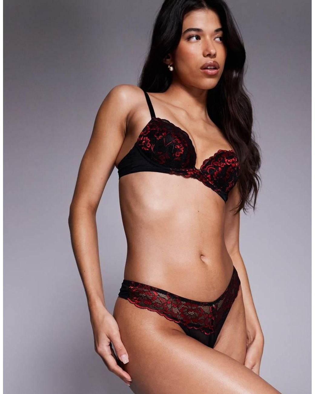 Ann Summers Brown Sexy Lace Thong