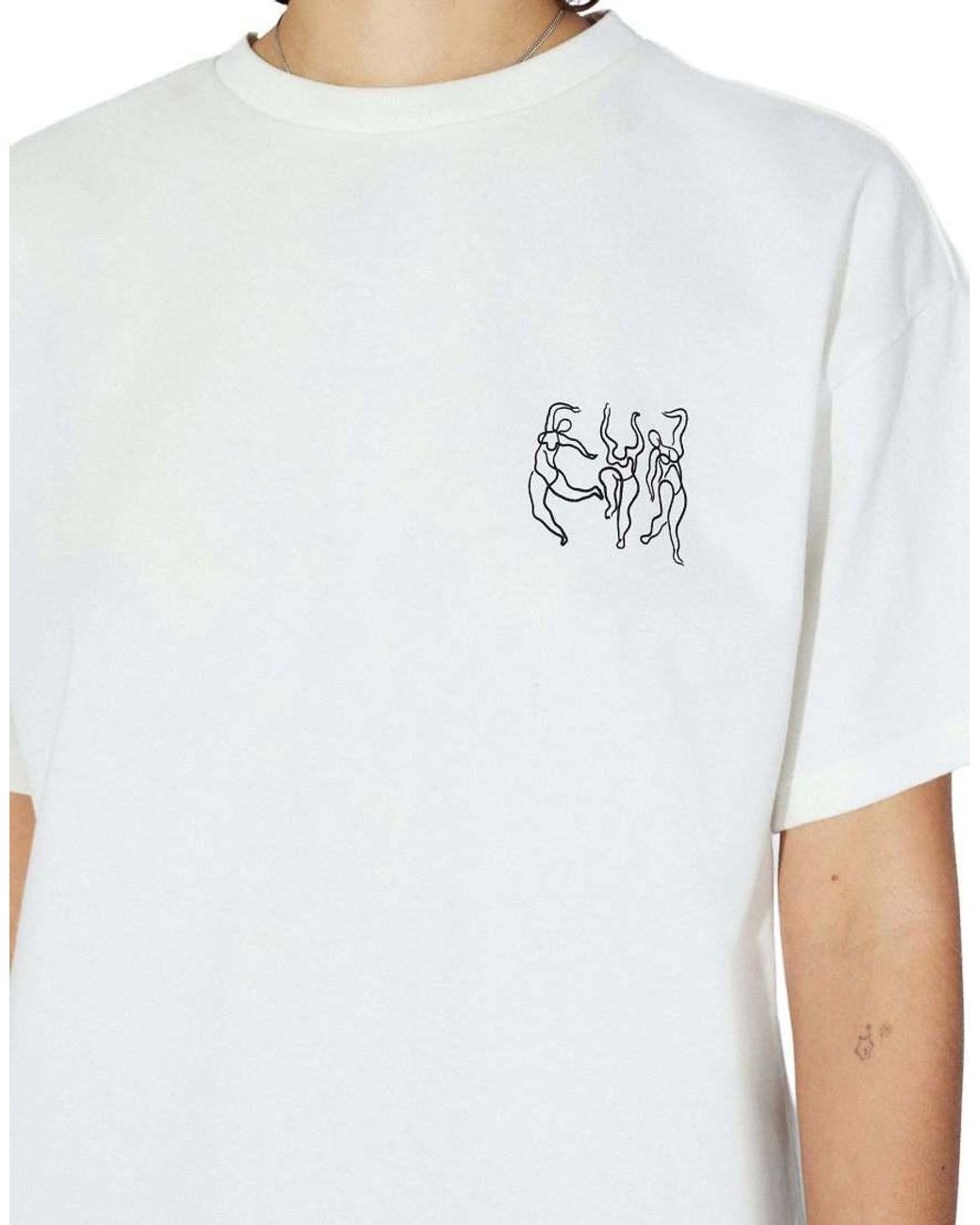 Dr. Denim White Trooper Relaxed Fit Graphic T-Shirt