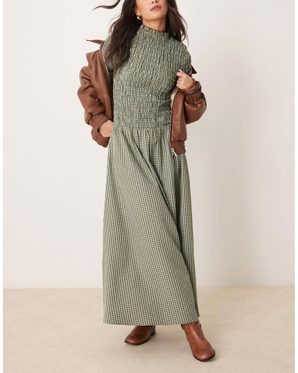 long sleeve floral ruffle dress Multicolor Long Sleeve Ruffle Detail Floral Shift Dress