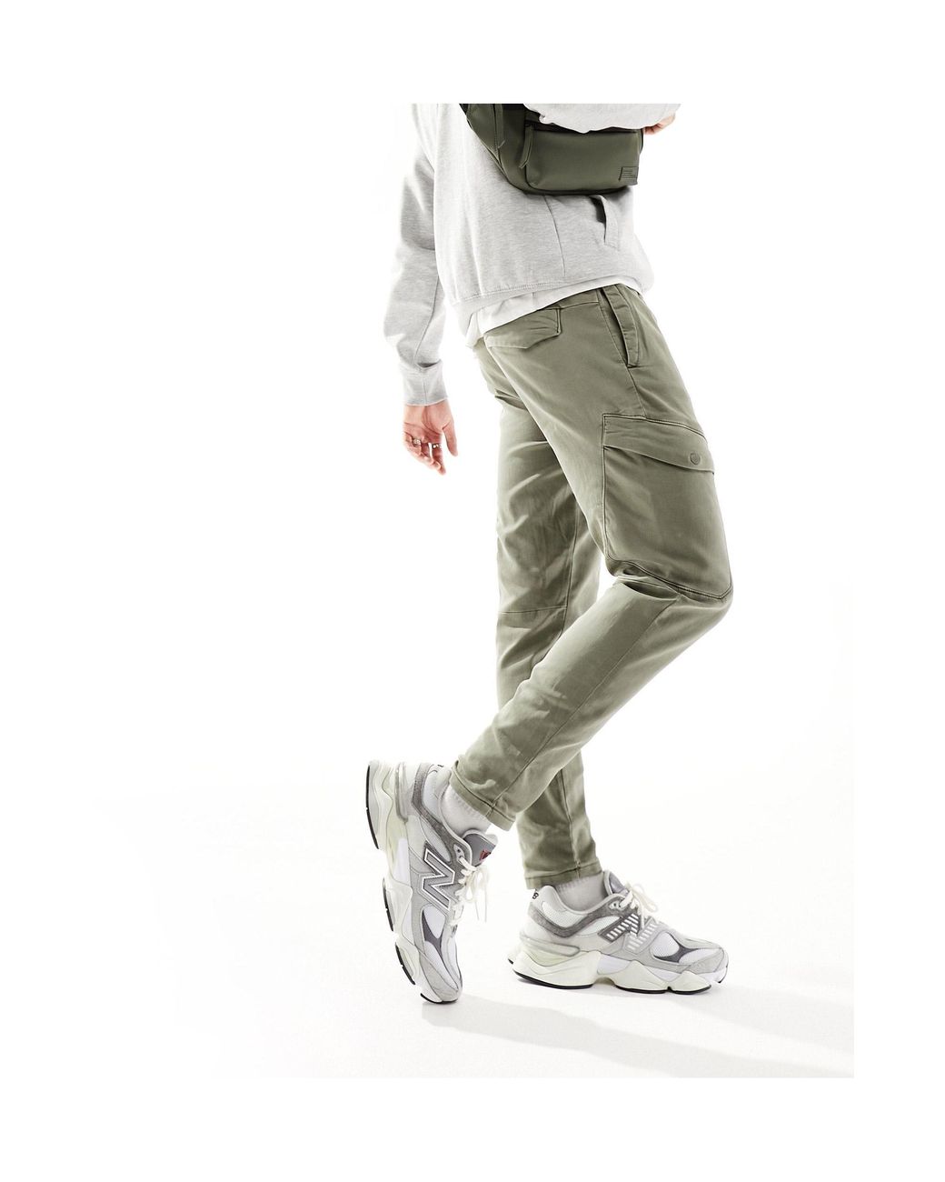 Pantalon kaki pull and bear cheap