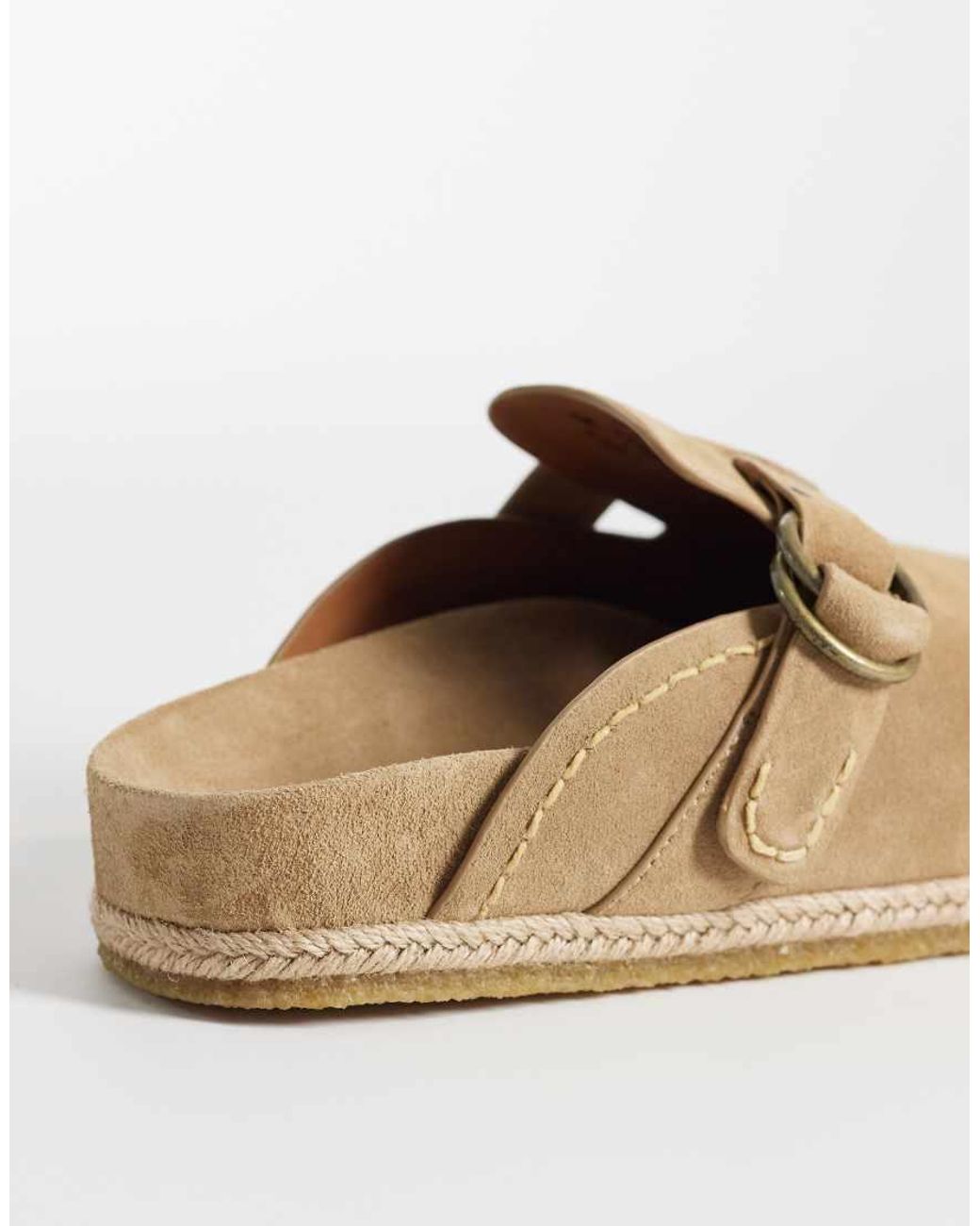 Polo Ralph Lauren Natural Turbach Suede Clog Sandal for men
